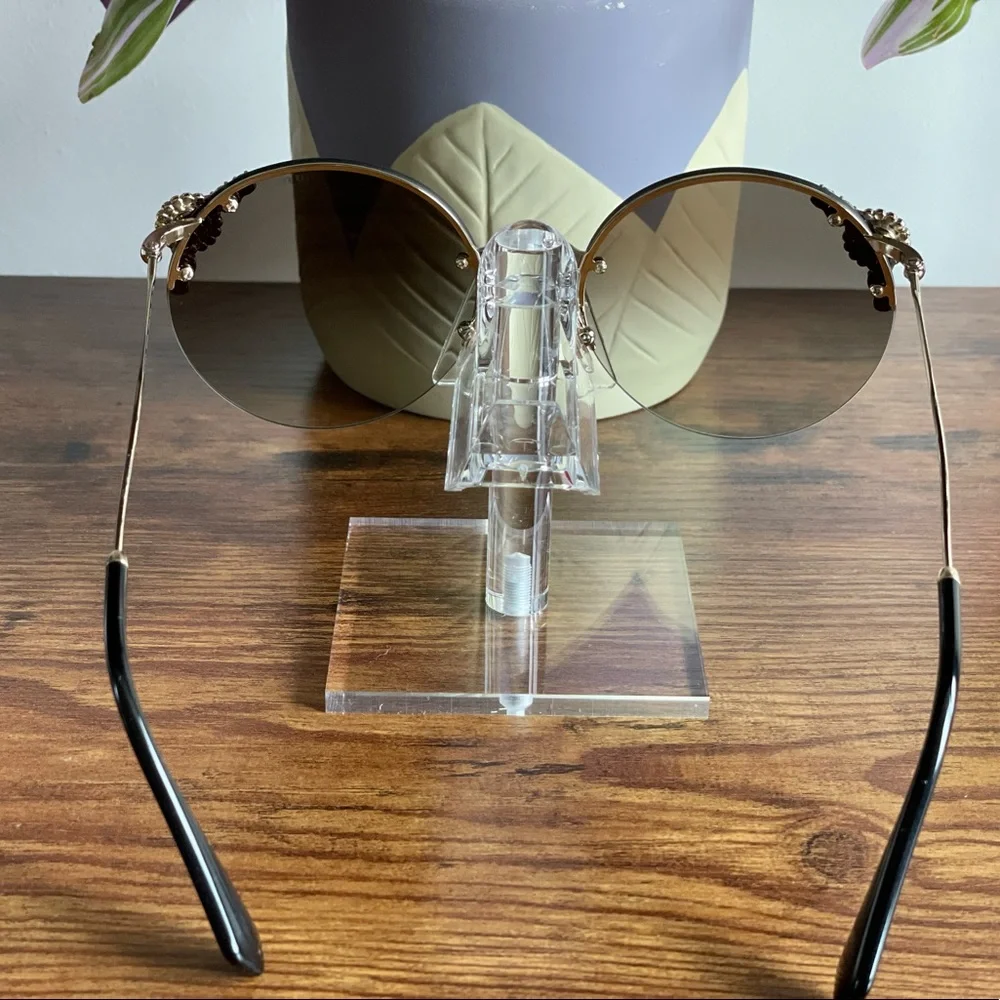 Miu Miu Sunglasses, Round Frameless - Picture 3 of 6